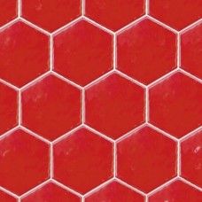 Плитка 17,6*20,1 Hexatile Rojo Brillo 20526